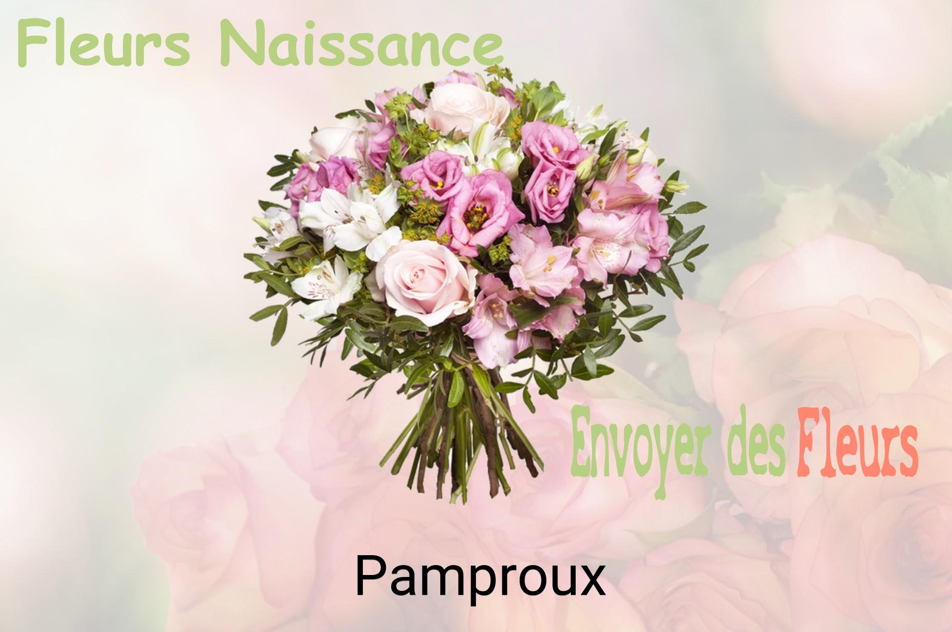 Bouquet de fleurs de naissance livré à Pamproux